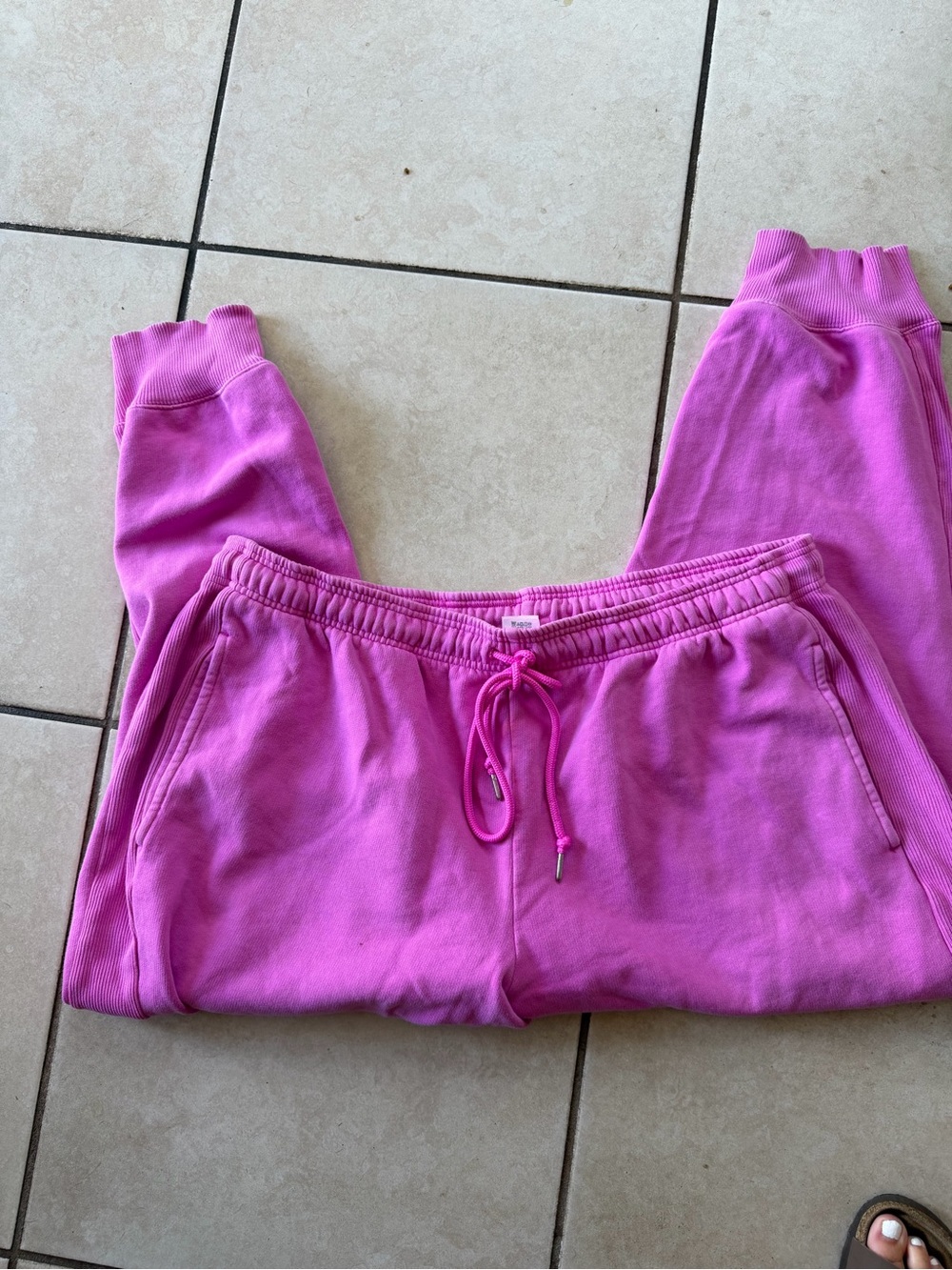 Victoria's Secret PINK Bright Magenta Pink Drawstring Joggers / Sweatpants - Siz